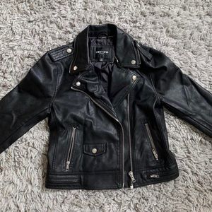 Obey faux leather jacket⚡️⚡️